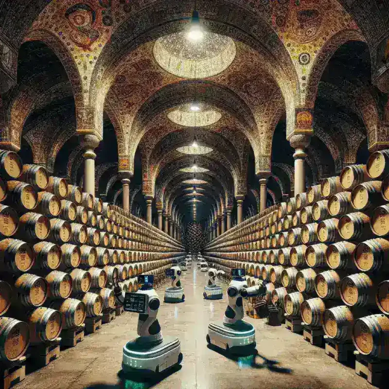 "Startup valenciana presenta robots innovadores diseñados para automatizar el proceso en bodegas de vino, mejorando la eficiencia y la producción."