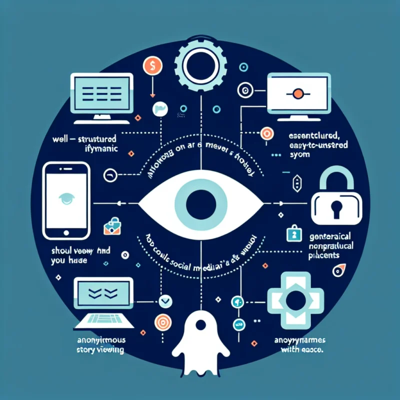 "Person using a smartphone to view Instagram stories anonymously, illustrating the concept of Instagram Story Viewer as discussed in 'The Ultimate Guide to Using Instagram Story Viewer: Watch Stories Anonymously with Ease.'"