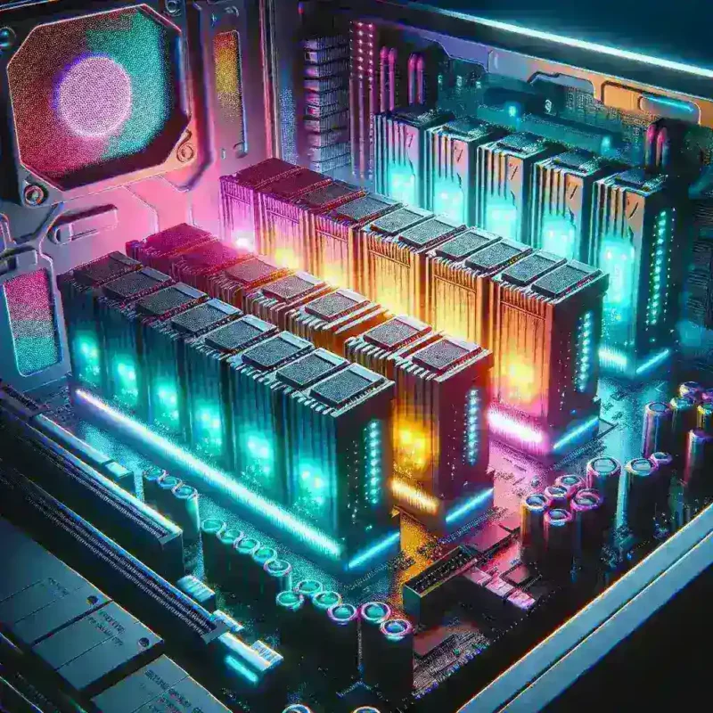"Modulos DDR5 RGB Corsair para entusiastas del PC, destacando su innovador diseño y tecnología avanzada para un rendimiento óptimo en juegos y aplicaciones."